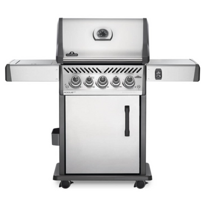 Napoleon Rogue SE 425 Stainless Steel Gas BBQ RSE425RSIBPSS-1 with Infrared Side Burner & Rear Burner | Free Cover & Rotisserie