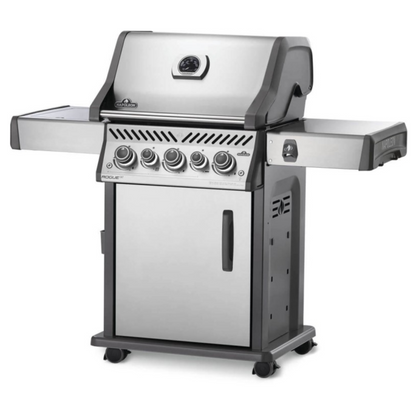 Napoleon Rogue SE 425 Stainless Steel Gas BBQ RSE425RSIBPSS-1 with Infrared Side Burner & Rear Burner | Free Cover & Rotisserie