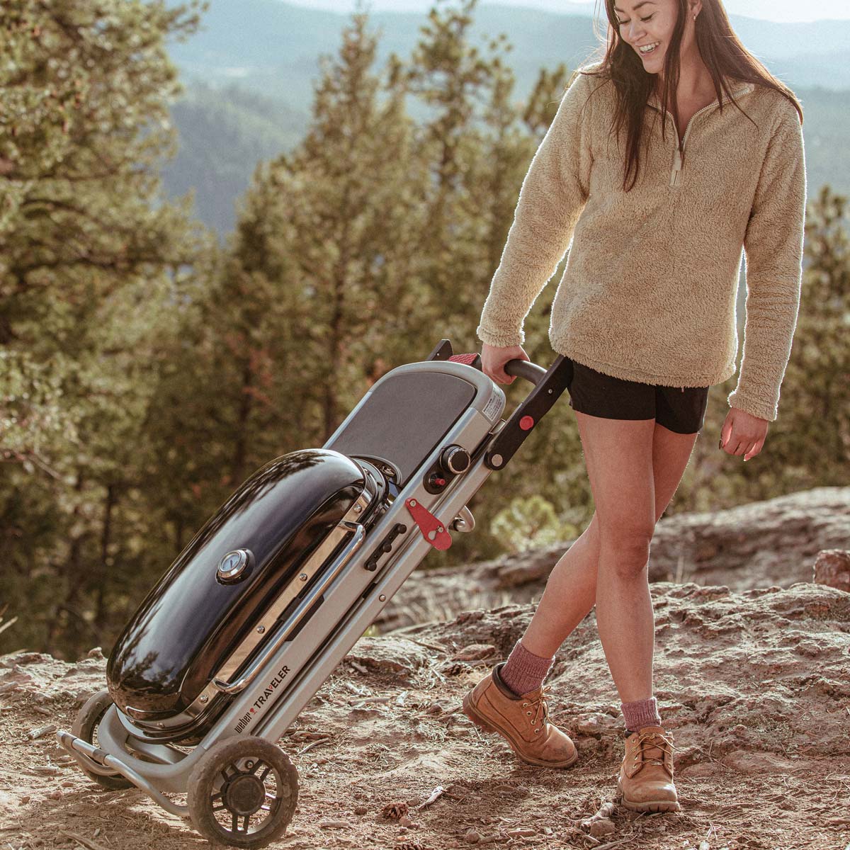 Weber Traveler Portable Gas BBQ Grill