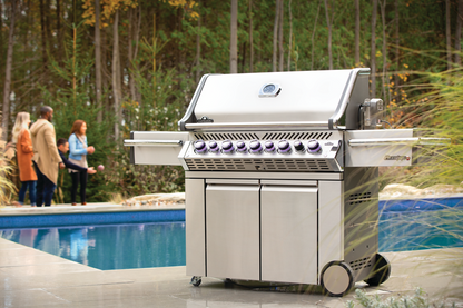 Napoleon Prestige PRO 665 Gas BBQ RSBI PRO665RSIBPSS-3-GB - Free Rotisserie and Cover
