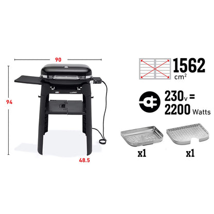 Weber Lumin Electric Barbecue with Stand