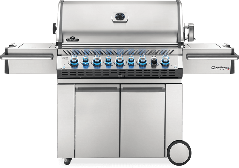 Napoleon Prestige PRO 665 Gas BBQ RSBI PRO665RSIBPSS-3-GB - Free Rotisserie and Cover